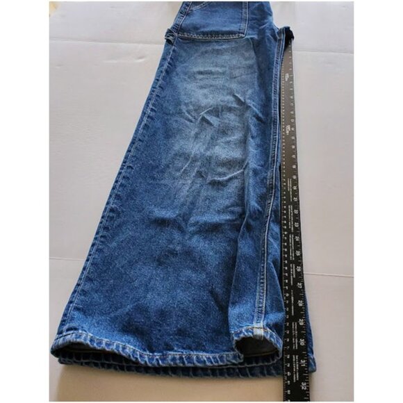 Jeanerica Wide-Leg Carpenter Jeans Utility Blue Denim Size 26 Workwear Grunge - Picture 7 of 10